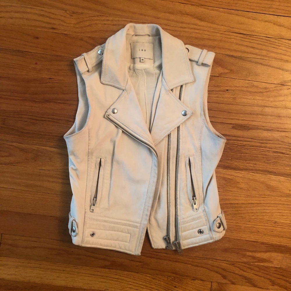 IRO Suga Lamb Motorcycle Vest